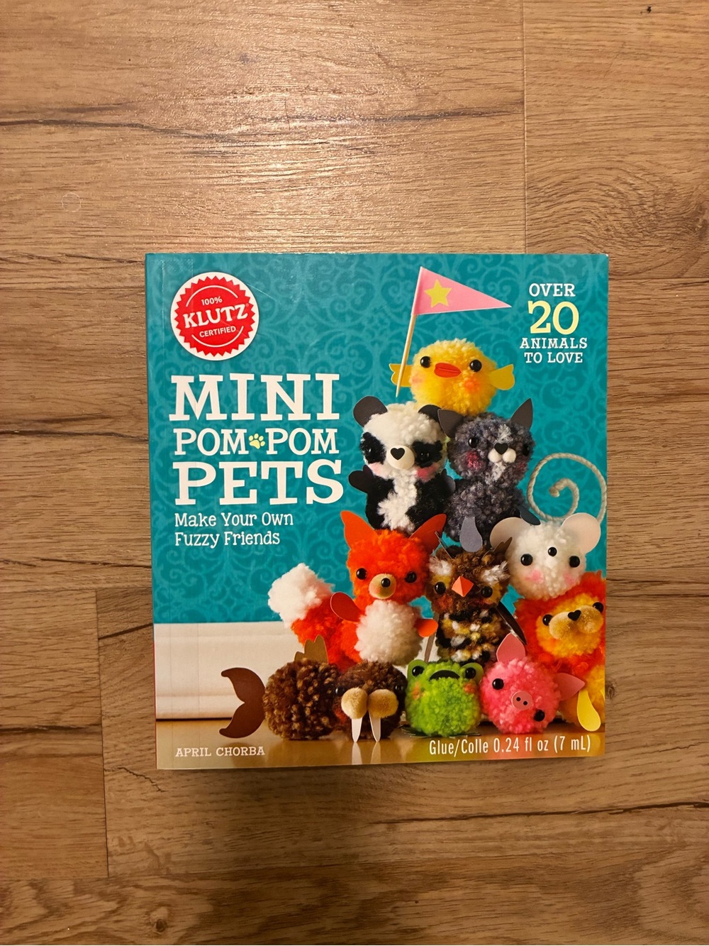 Klutz Mini Pom-Pom Pets Craft Kit — Teal Cover